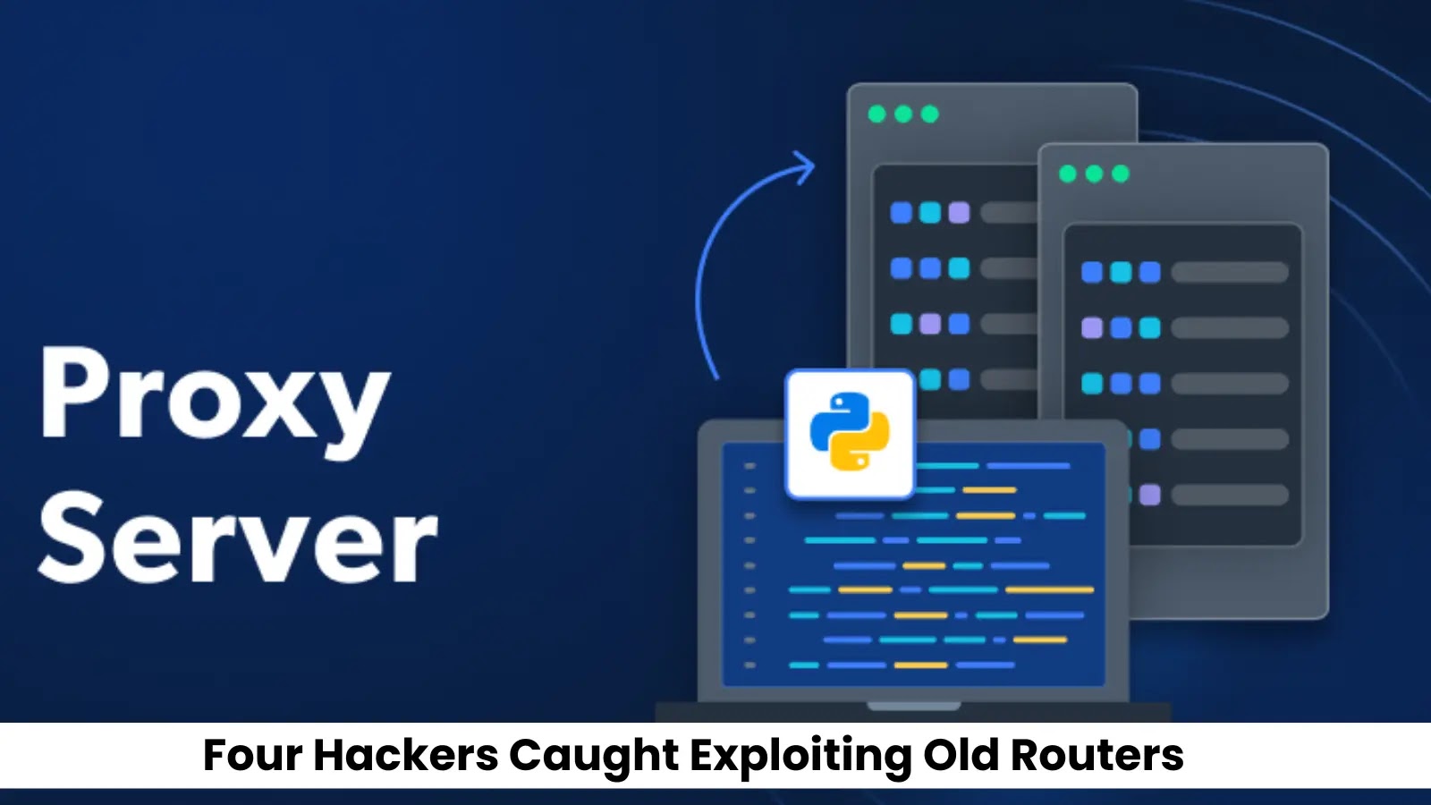 Four Hackers Caught Exploiting Old Routers as Proxy Servers Four Hackers Caught Exploiting Old Routers as Proxy Servers