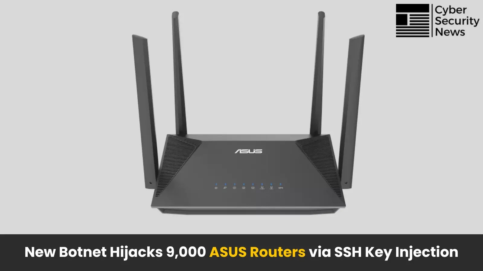 New Botnet Hijacks 9,000 ASUS Routers & Enables SSH Access by Injecting Public Key