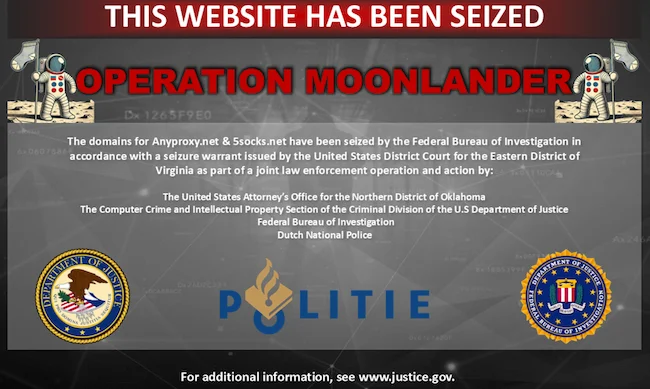 Law enforcement takes down proxy botnets used by criminals Law enforcement takes down proxy botnets used by criminals