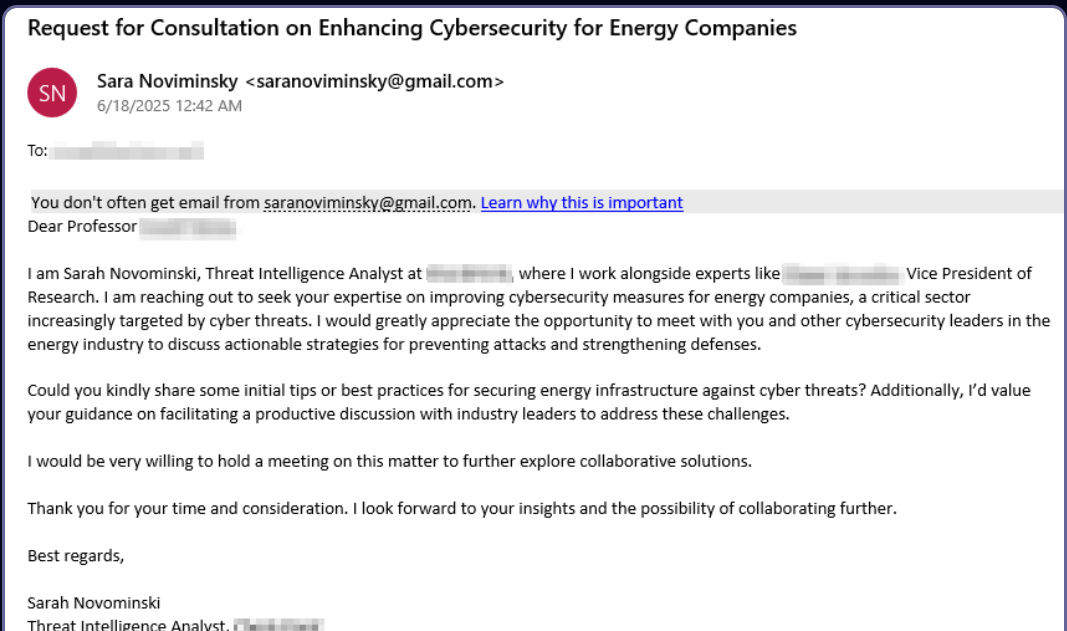 APT42 impersonates cyber professionals to phish Israeli academics and journalists