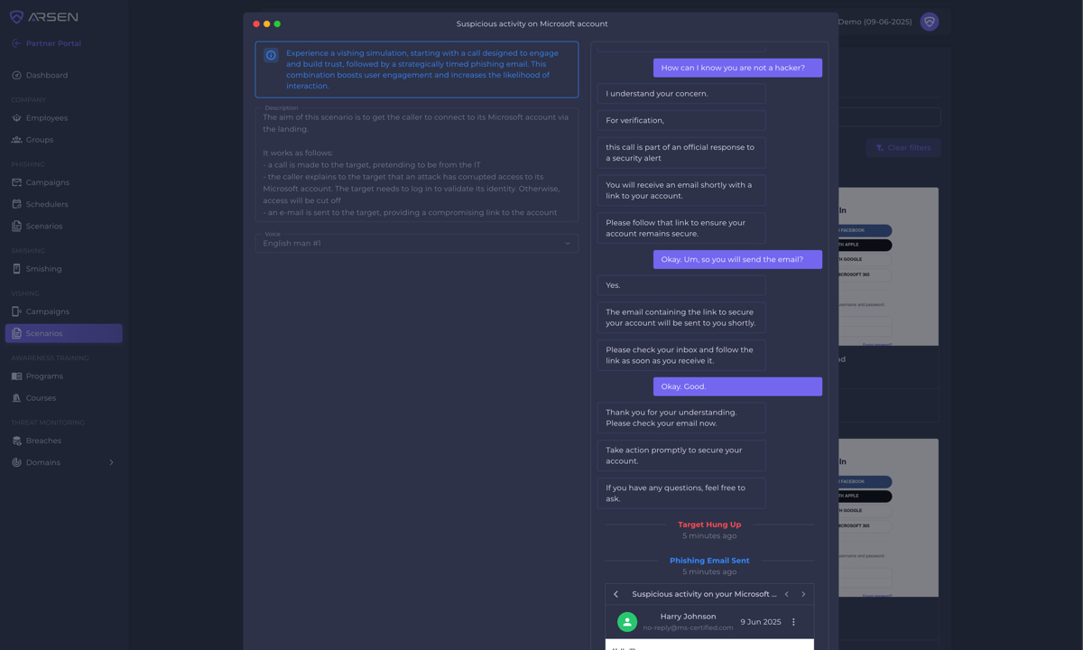 Arsen Launches AI-Powered Vishing Simulation to Help Organizations Combat Voice Phishing at Scale