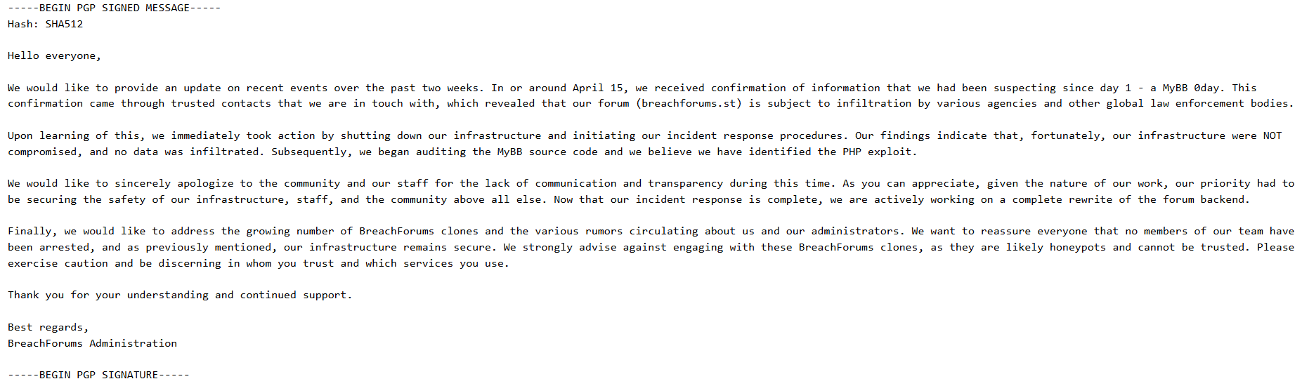 BreachForums Operators Arrested By French Police BreachForums arrests