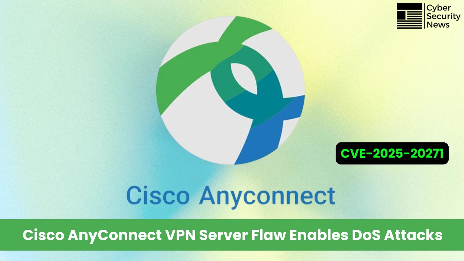 Cisco AnyConnect VPN Server Vulnerability Let Attackers Trigger DoS Attack