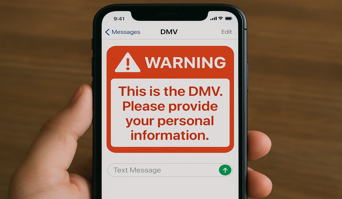 Fake DMV Texts Scam Hit Thousands in Widespread Phishing Campaign Fake DMV Texts Scam Thousands in Widespread Phishing Campaign