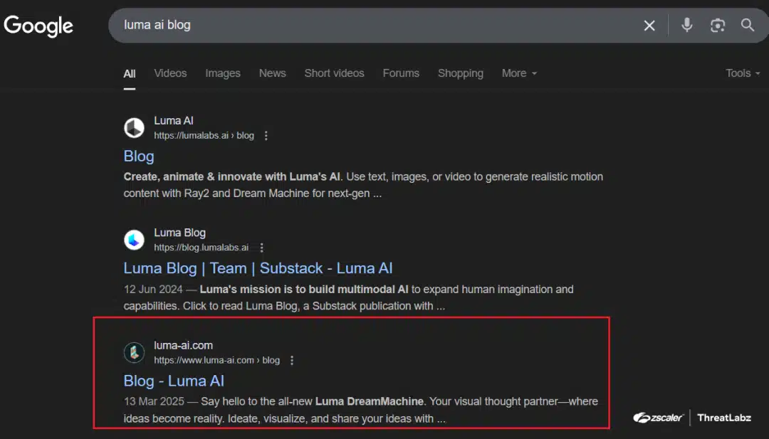 Google Search Result SEO Poisoning