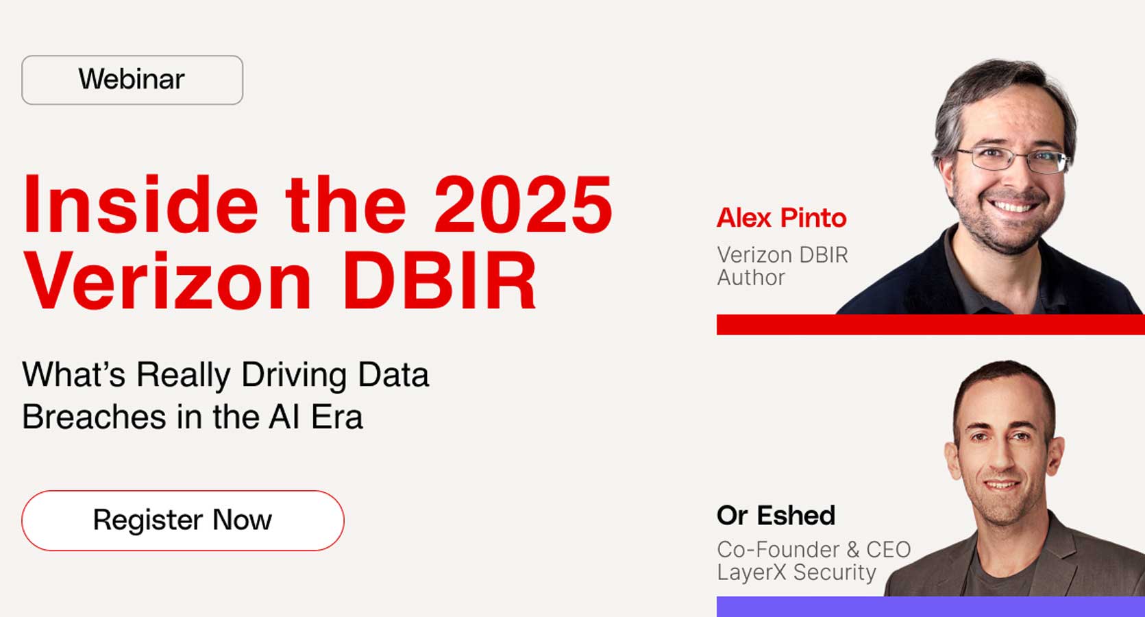 LayerX + Verizon DBIR webinar header