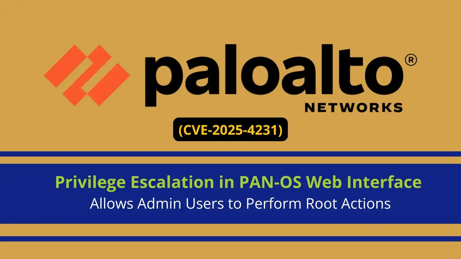 Privilege Escalation in PAN-OS Web Interface Allows Admin Users to Perform Root Actions Privilege Escalation in PAN-OS Web Interface Allows Admin Users to Perform Root Actions