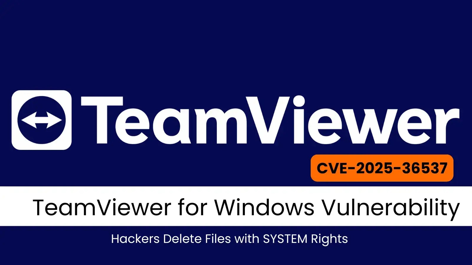 TeamViewer for Windows Vulnerability Lets Hackers Delete Files with SYSTEM Rights