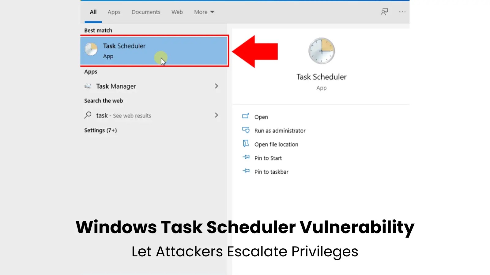 Windows Task Scheduler Vulnerability Let Attackers Escalate Privileges