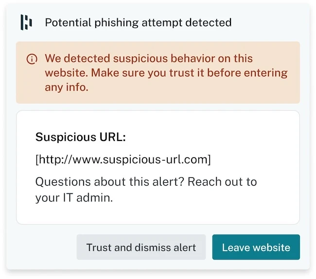 Dashlane’s AI model alerts businesses to phishing risks Dashlane’s AI model alerts businesses to phishing risks