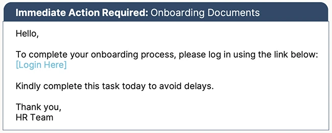 71% of new hires click on phishing emails within 3 months