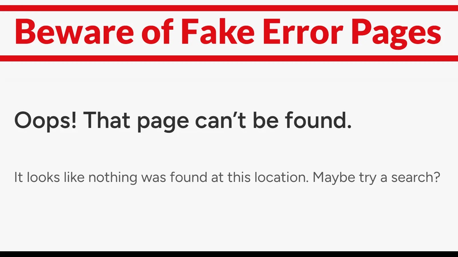 Beware of Fake Error Pages That Linux and Windows Systems With Platform-Specific Malware Beware of Fake Error Pages That Linux and Windows Systems With Platform-Specific Malware