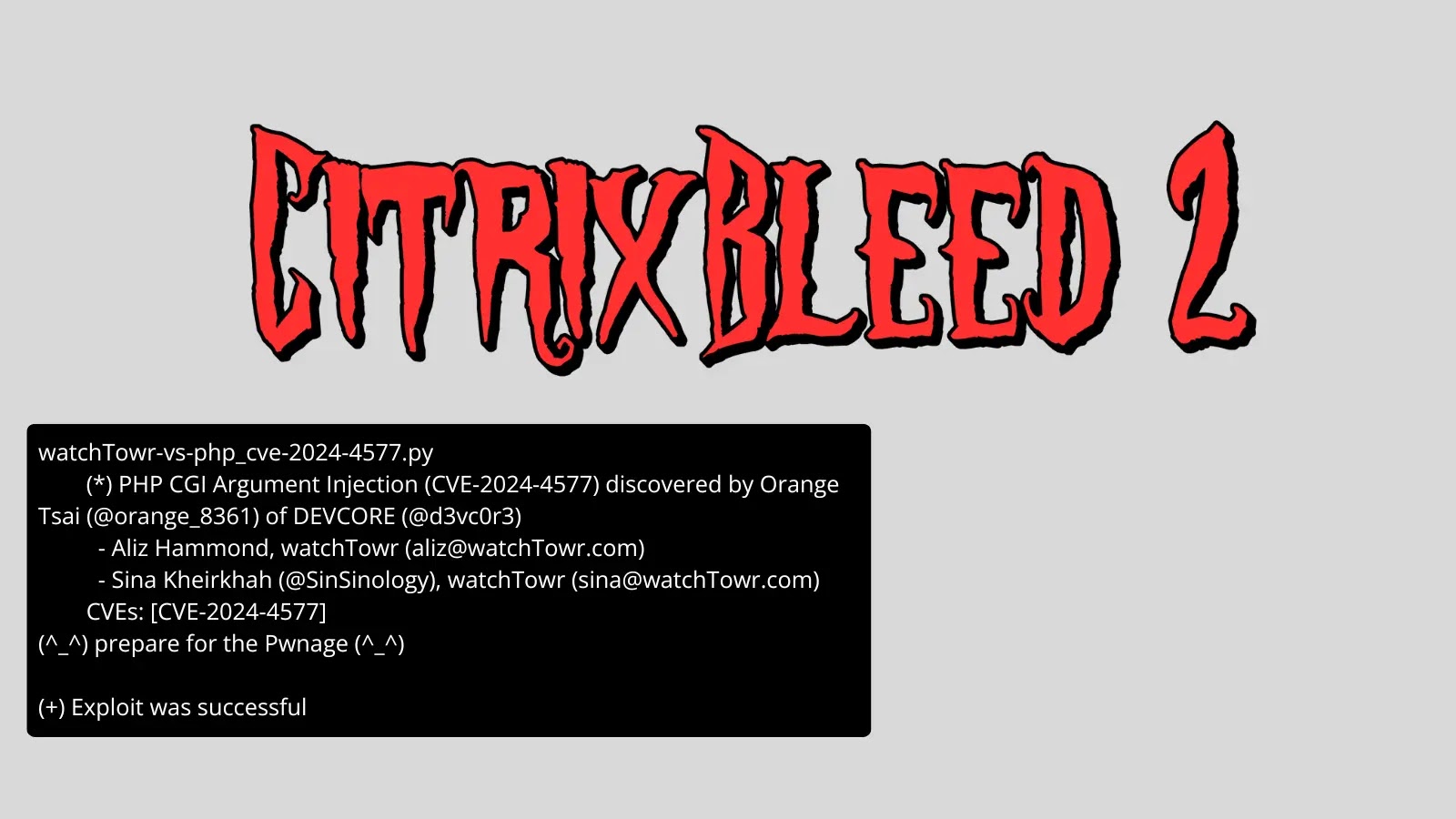 "CitrixBleed 2" Vulnerability PoC Released