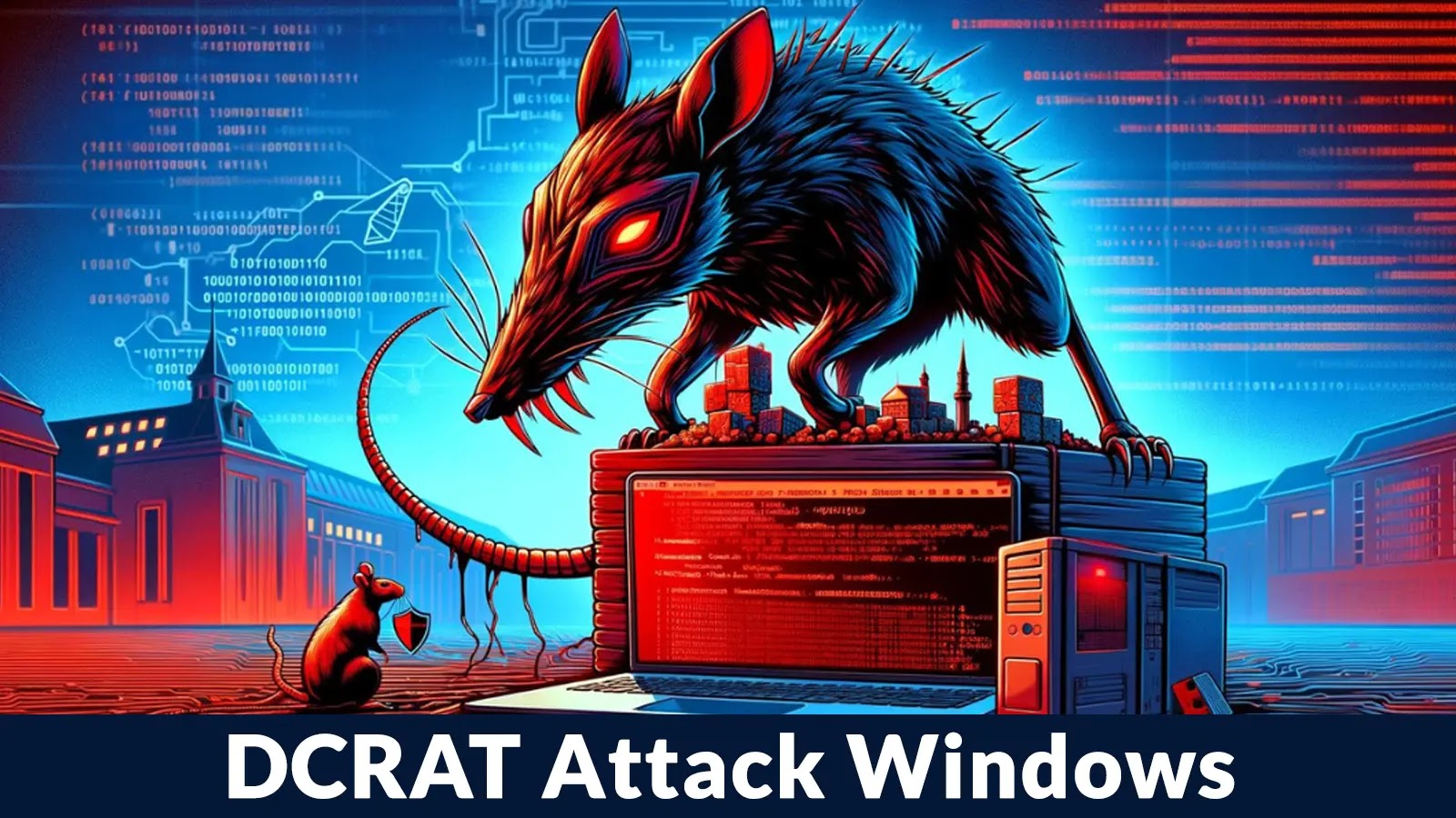 DCRAT Attack Windows to Remotely Control, Keylogging, Screen Capture and Steal Personal Files