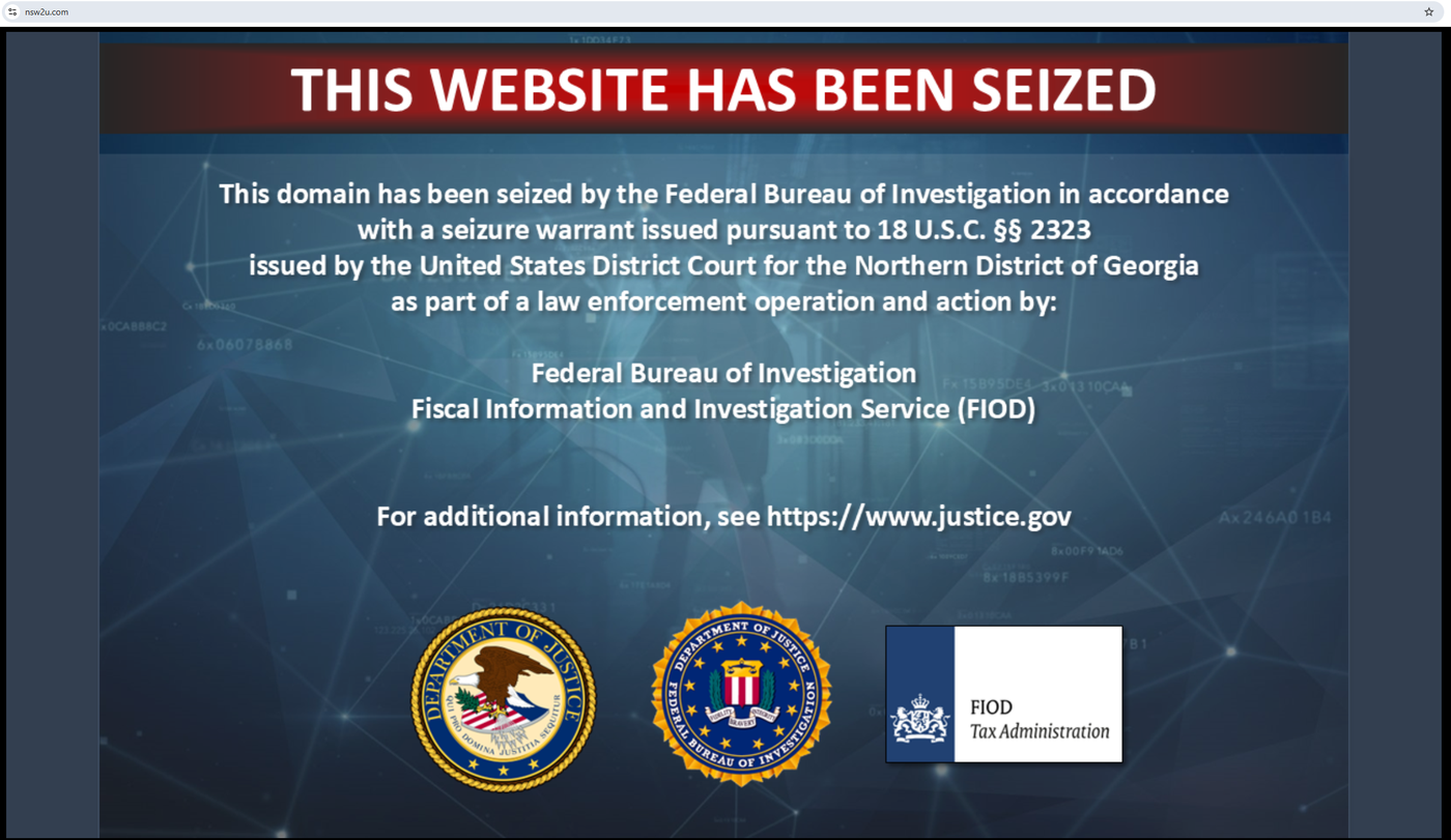 FBI seized multiple piracy sites distributing pirated video games