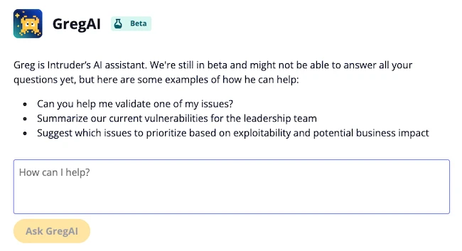 Intruder launches GregAI to deliver AI-powered, contextual security workflow management
