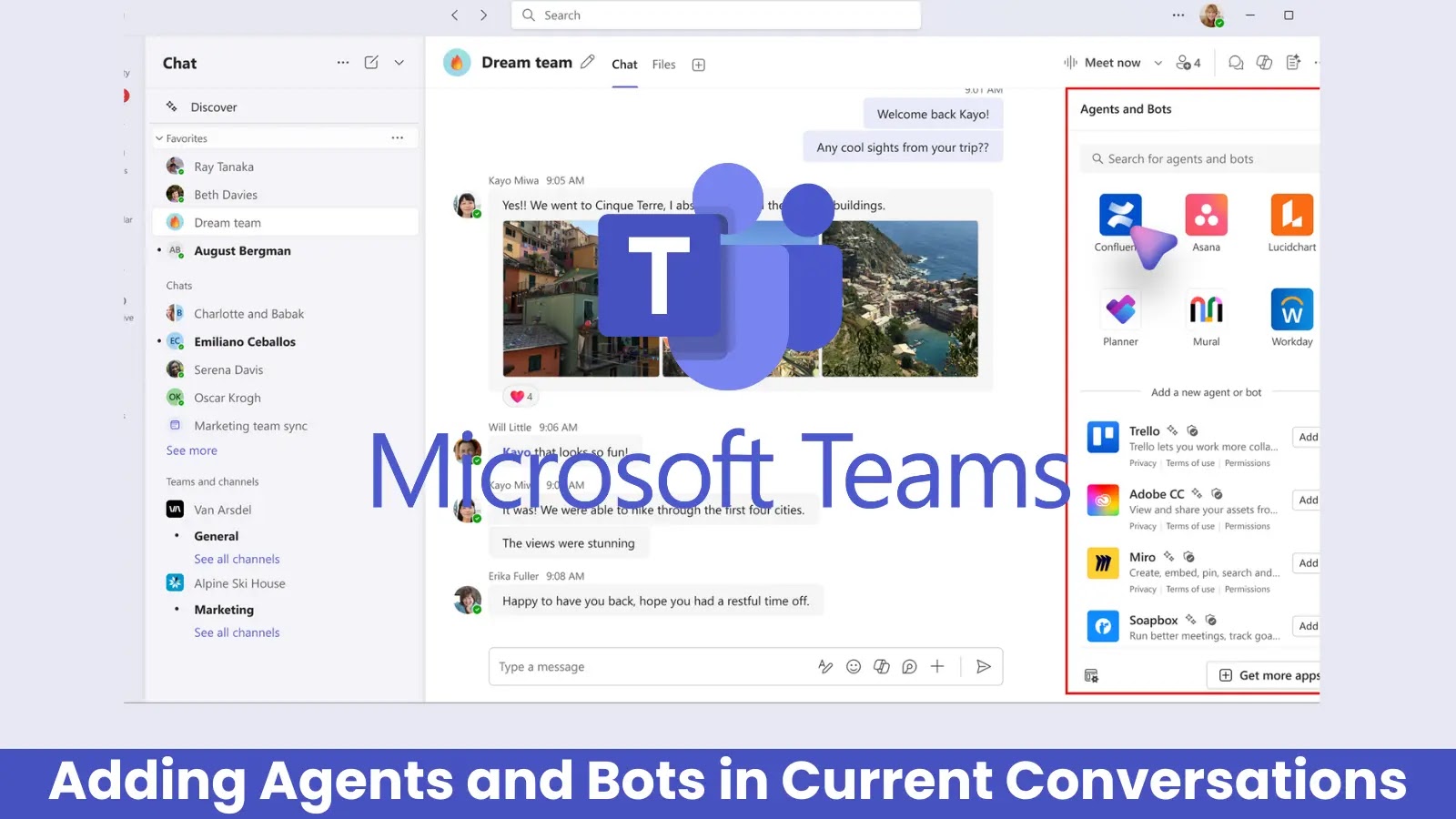 Microsoft Teams to Allow Users Adding Agents and Bots With Their Current Conversation
