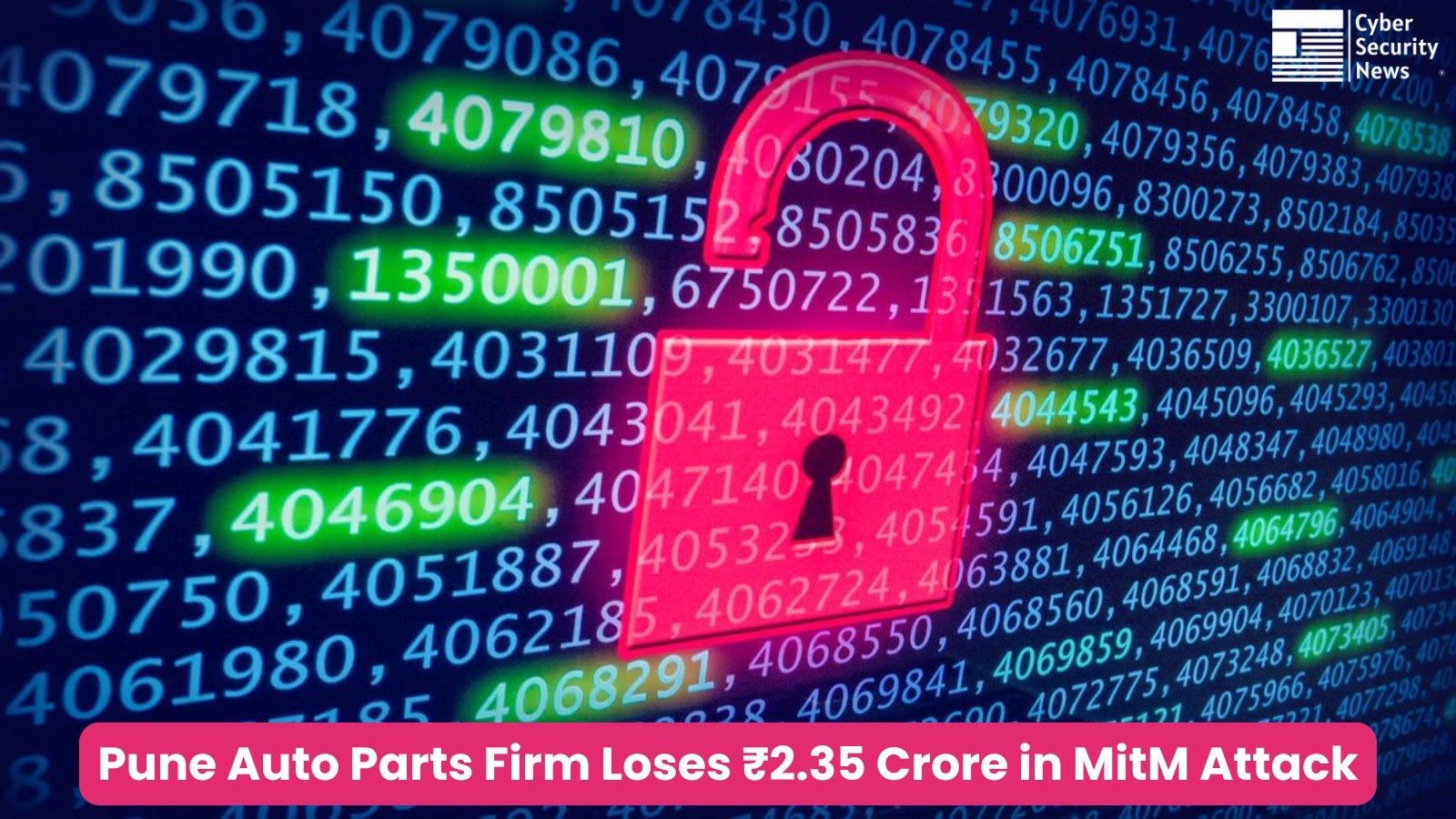 Pune Auto Parts Firm Loses ₹2.35 Crore in Man-in-the-Middle Attack
