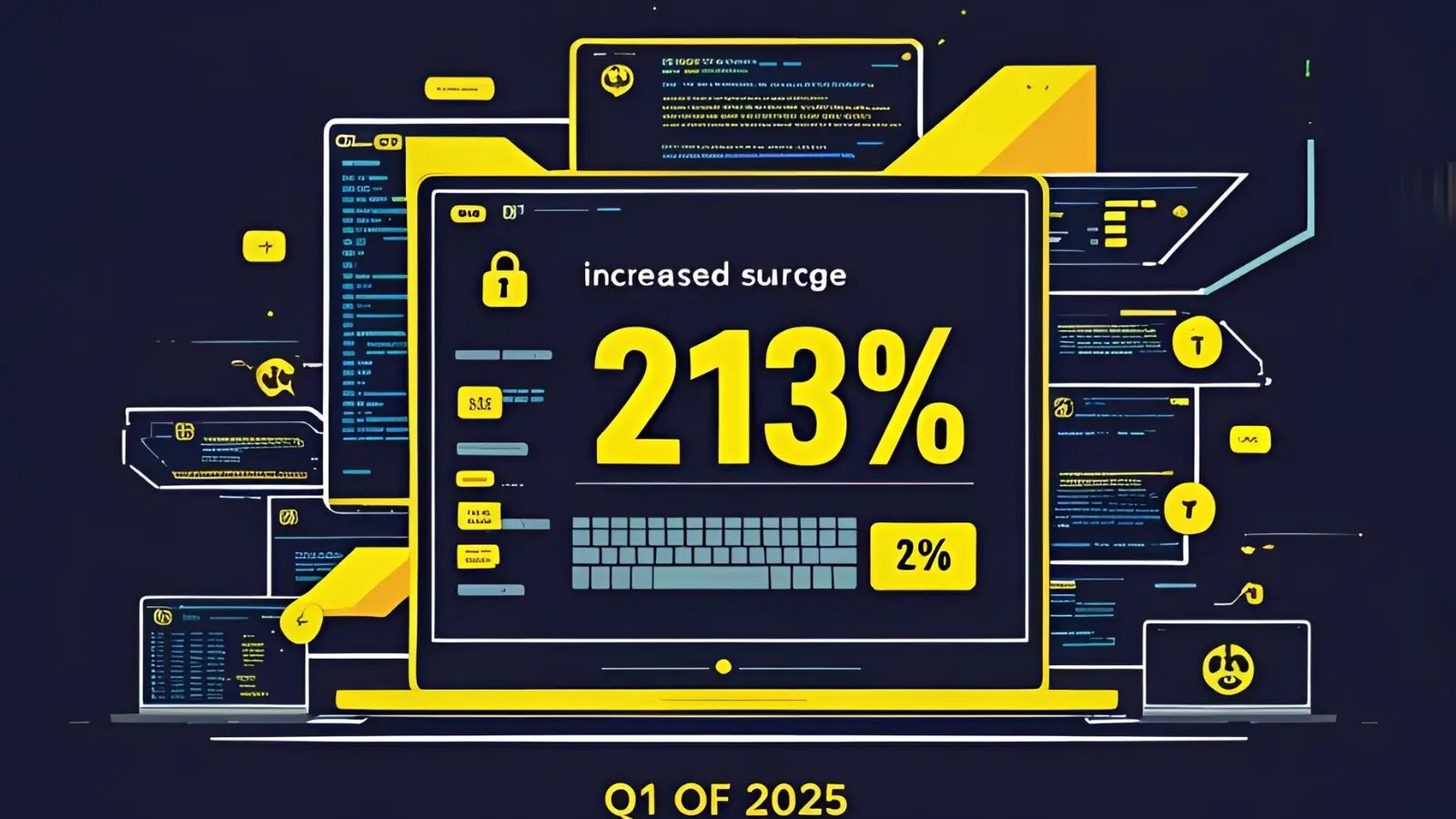 Ransomware Attacks on Organizations Surge 213% in Q1 of 2025