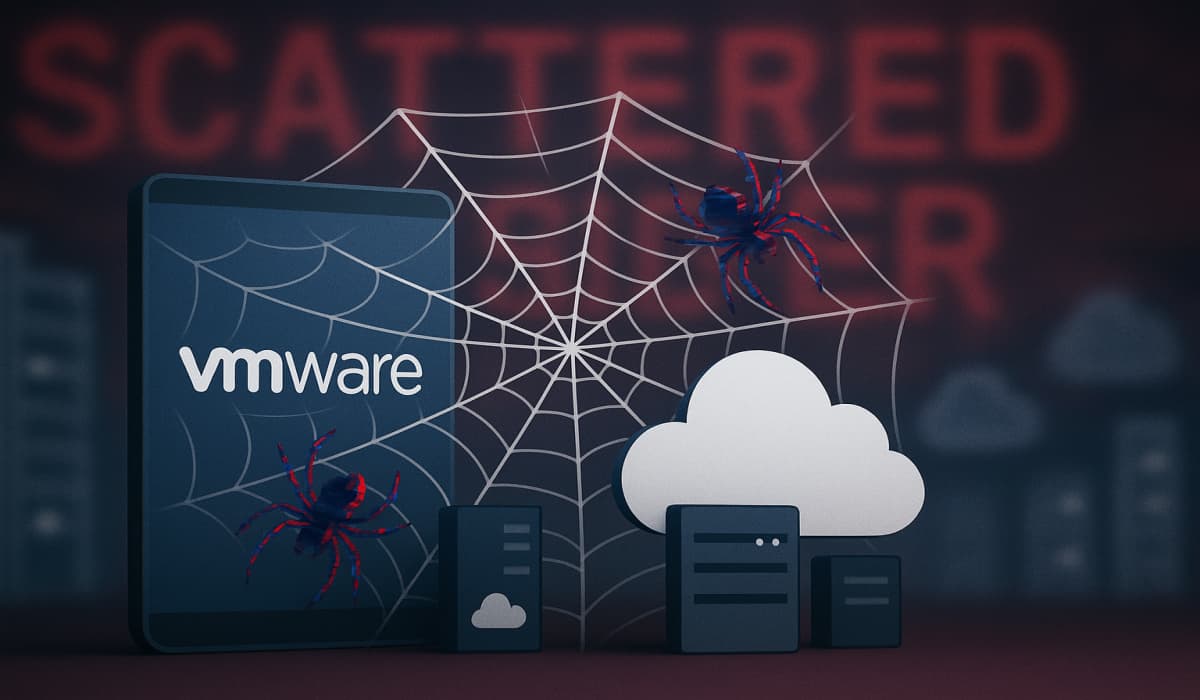 Scattered Spider Launching Ransomware on Hijacked VMware Systems, Google Scattered Spider Launching Ransomware on Hijacked VMware Systems, Google