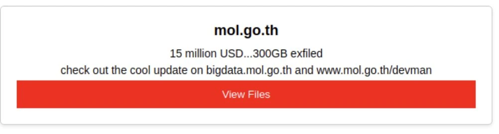 Ministry of Labour Cyberattack