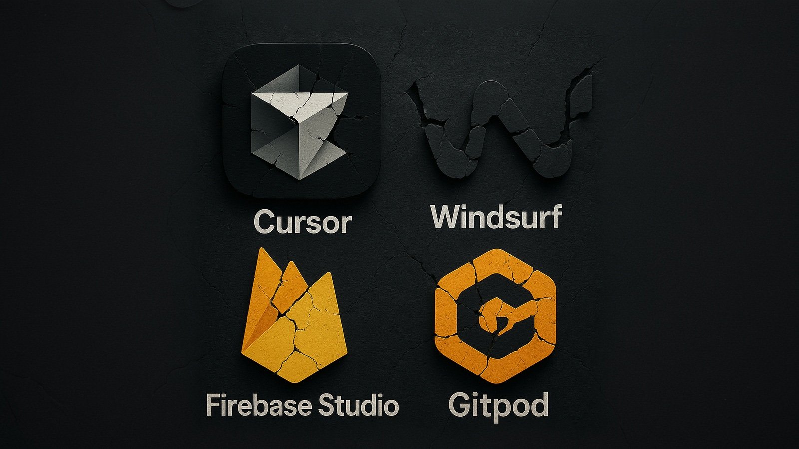 Code editor and developer platform logos