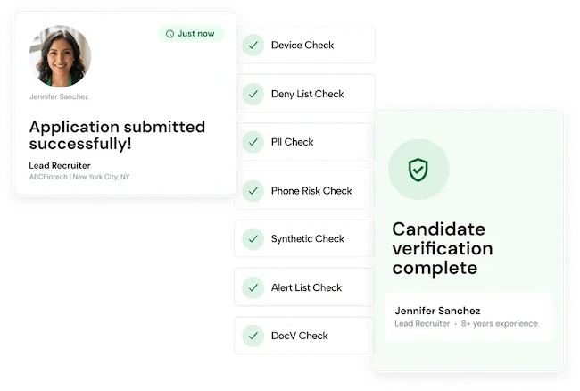 Socure Workforce Verification detects manipulated or fabricated identities Socure Workforce Verification detects manipulated or fabricated identities