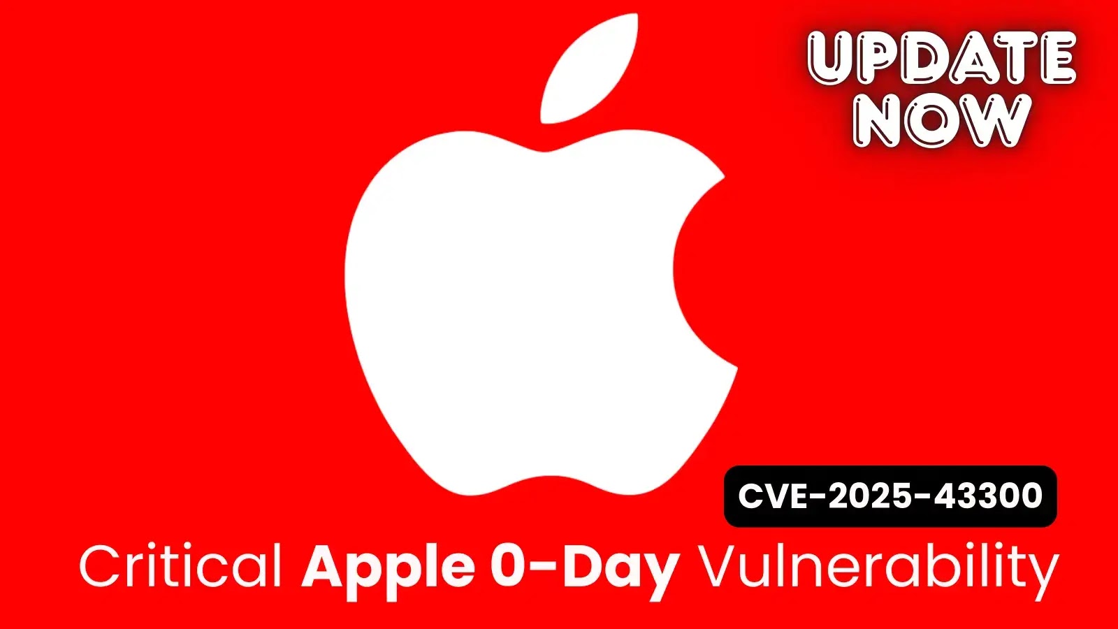 Apple Confirms Critical 0-Day Under Active Attack – Immediate Update Urged