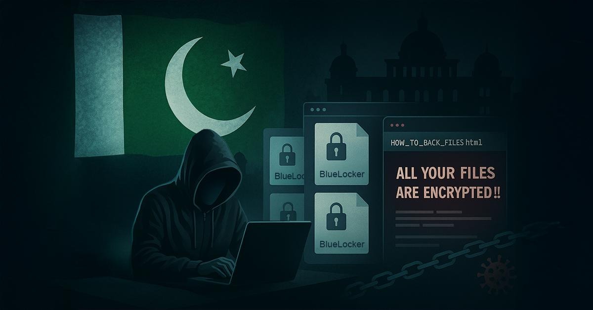 'Blue Locker' Ransomware Targeting Oil & Gas Sector in Pakistan