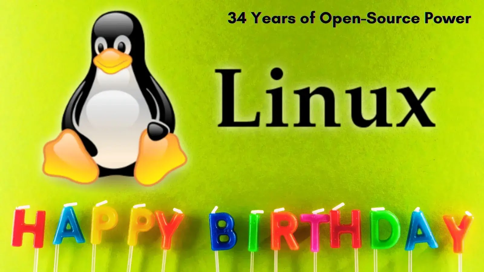 Happy Birthday Linux! 34 Years of Open-Source Power