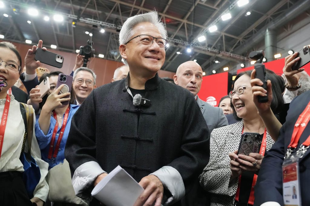 Nvidia’s efforts to please both US and China get harder as H20 becomes bargaining chip Nvidia CEO Jensen Huang attends the opening ceremony of the China International Supply Chain Expo in Beijing on July 16. Photo: Kyodo