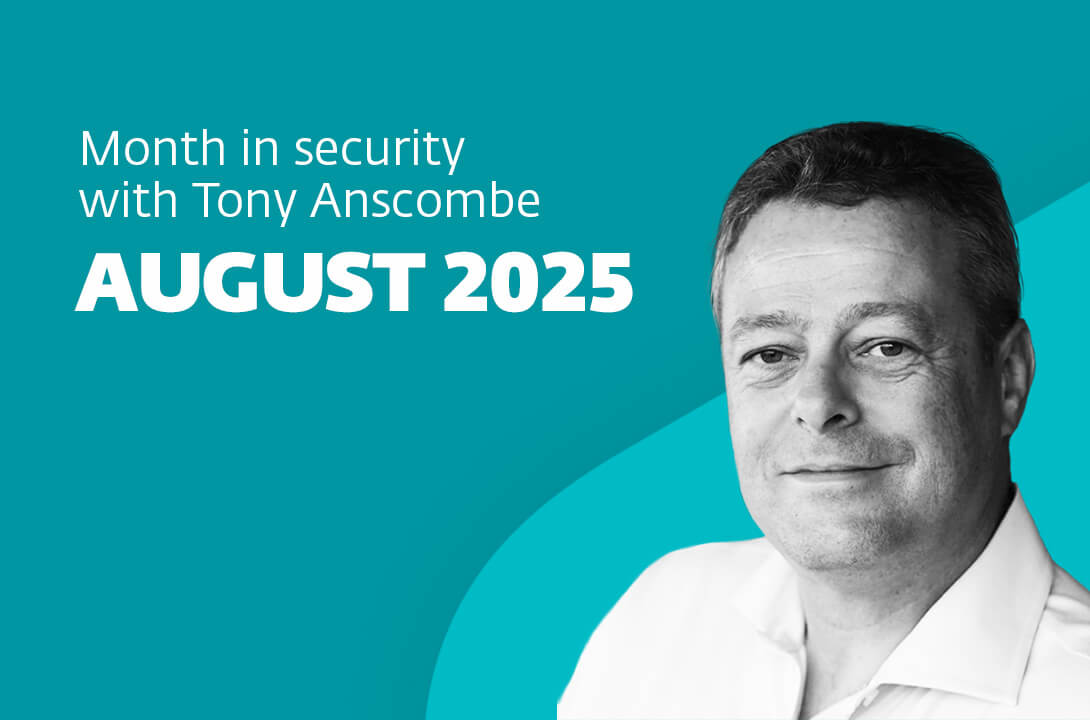 This month in security with Tony Anscombe – August 2025 edition This month in security with Tony Anscombe – August 2025 edition
