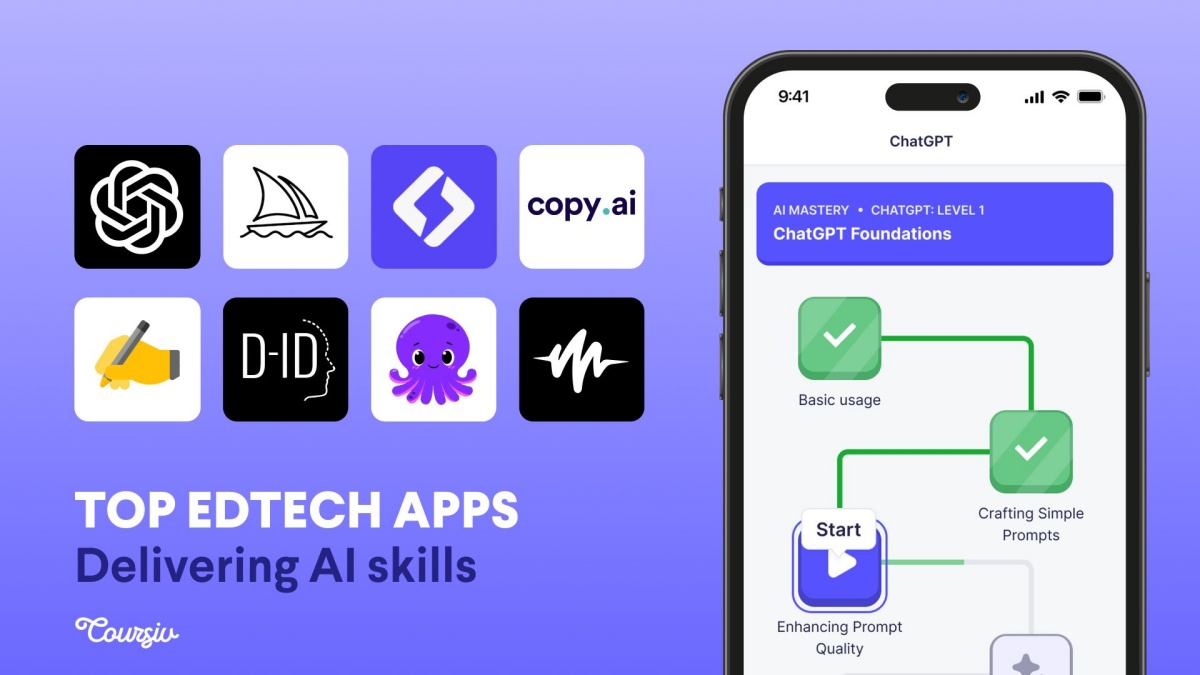 Top EdTech Apps Delivering AI Skills