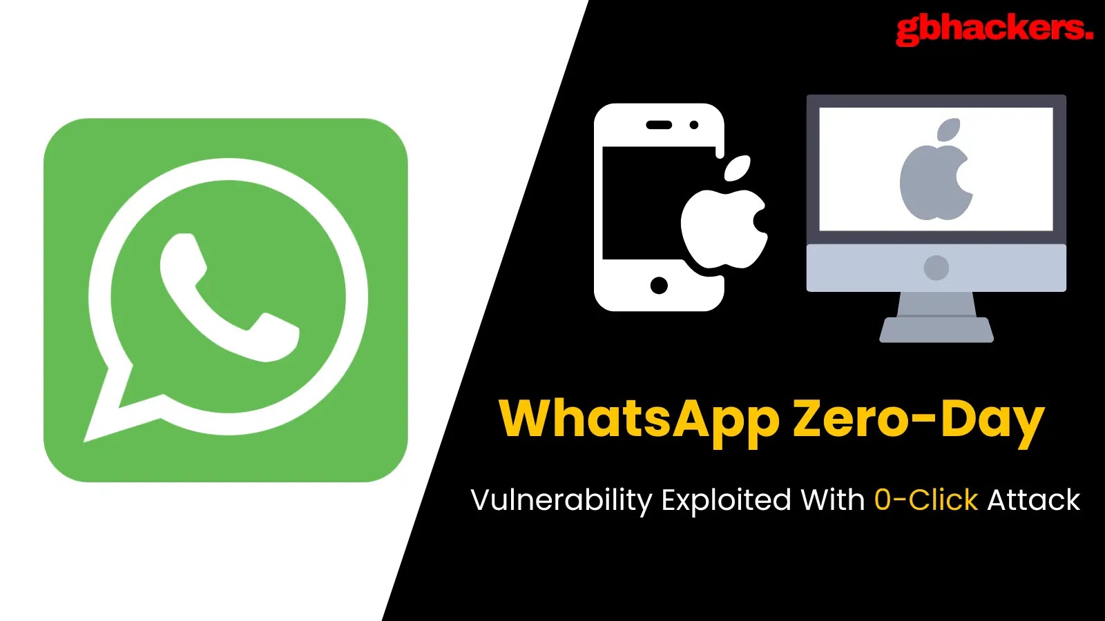 WhatsApp Zero-Day Vulnerability Exploited with 0-Click Attacks to Hack Apple Devices WhatsApp Zero-Day Vulnerability Exploited with 0-Click Attacks to Hack Apple Devices