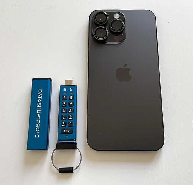 Product showcase: iStorage datAshur PRO+C encrypted USB flash drive