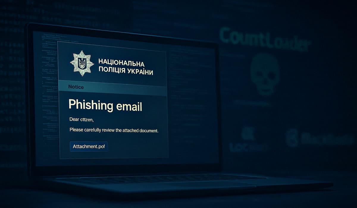 Fake Ukrainian Police Emails Spread New CountLoader Malware Loader Fake Ukrainian Police Emails Spread New CountLoader Malware Loader