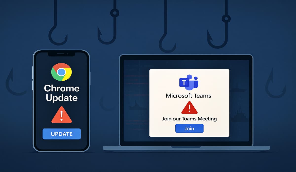 Hackers Hide RMM Installs as Fake Chrome Updates and Teams Invites