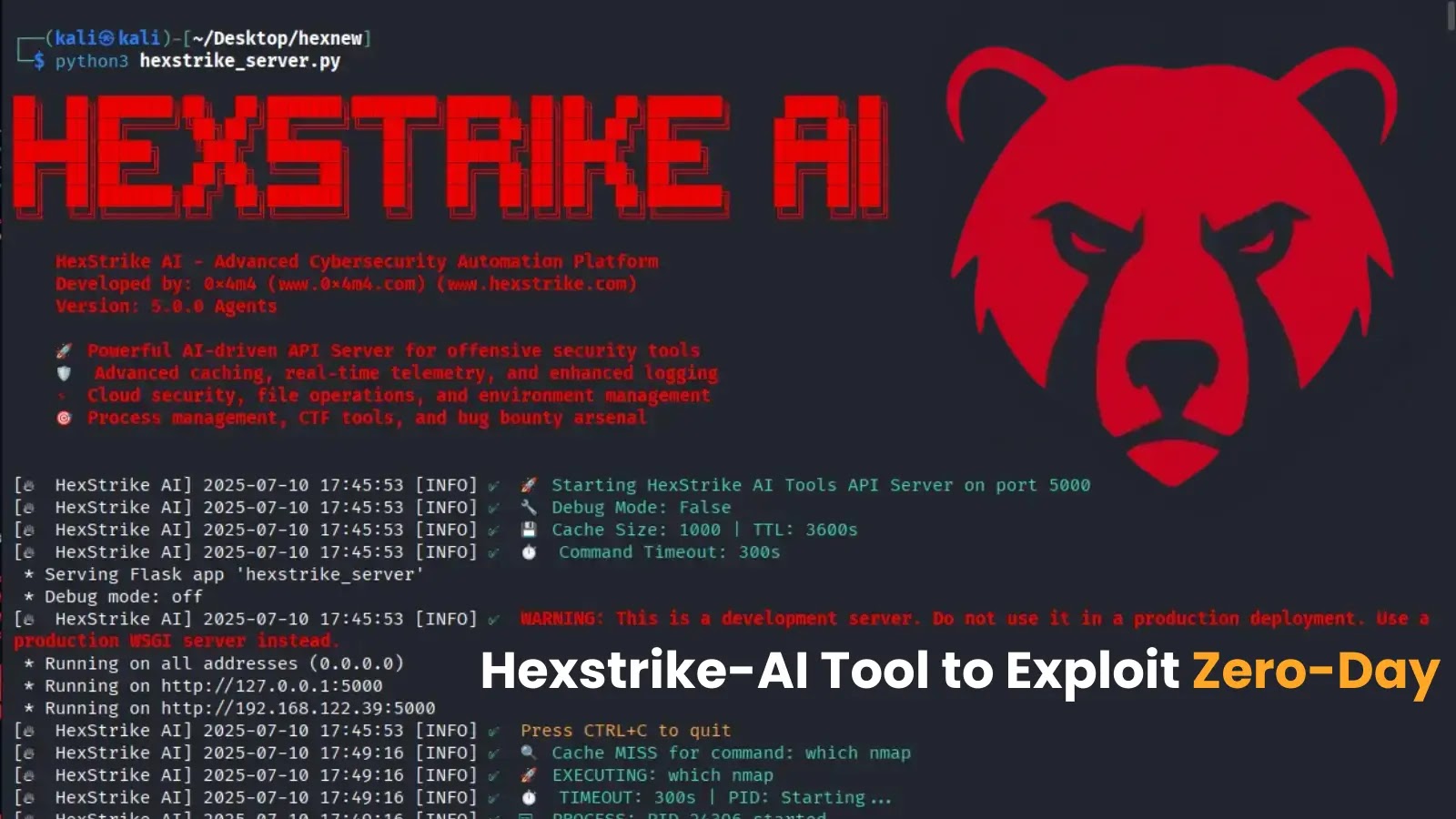 Hackers Leverage Hexstrike-AI Tool to Exploit Zero Day Vulnerabilities Within 10 Minutes Hackers Leverage Hexstrike-AI Tool to Exploit Zero Day Vulnerabilities Within 10 Minutes