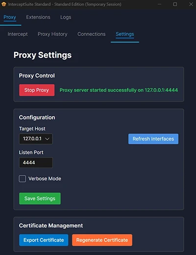 InterceptSuite: Open-source network traffic interception tool InterceptSuite: Open-source network traffic interception tool
