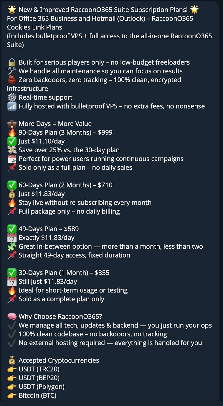 Microsoft and Cloudflare teamed up to dismantle the RaccoonO365 phishing service