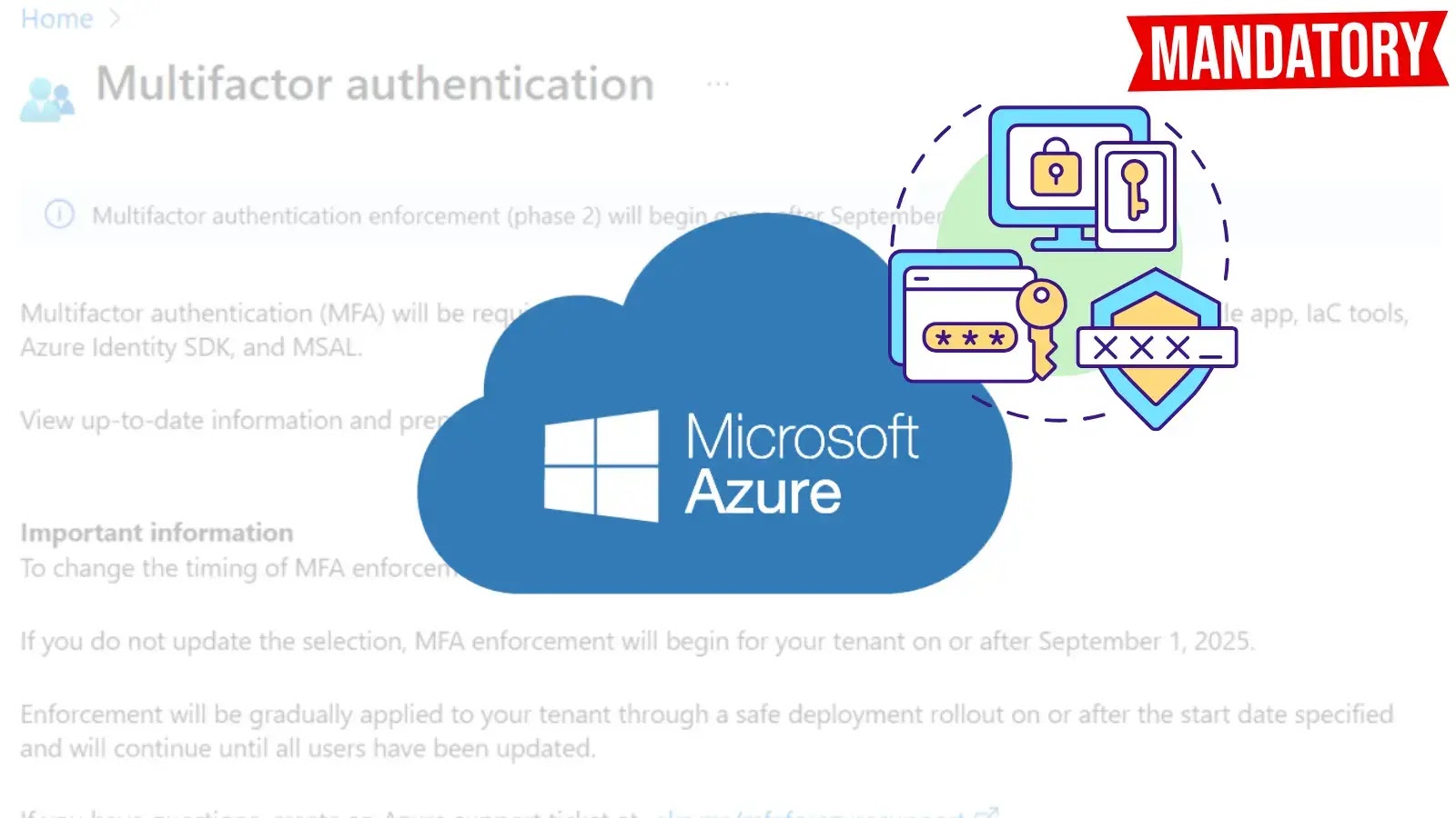 Microsoft to Require Multi-Factor Authentication on Azure Portal Logins
