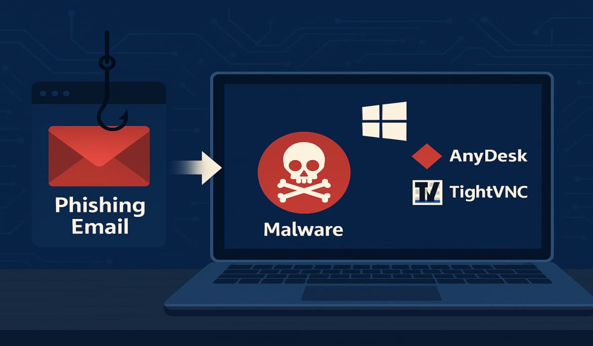 MostereRAT Targets Windows, Uses AnyDesk and TightVNC for Full Access