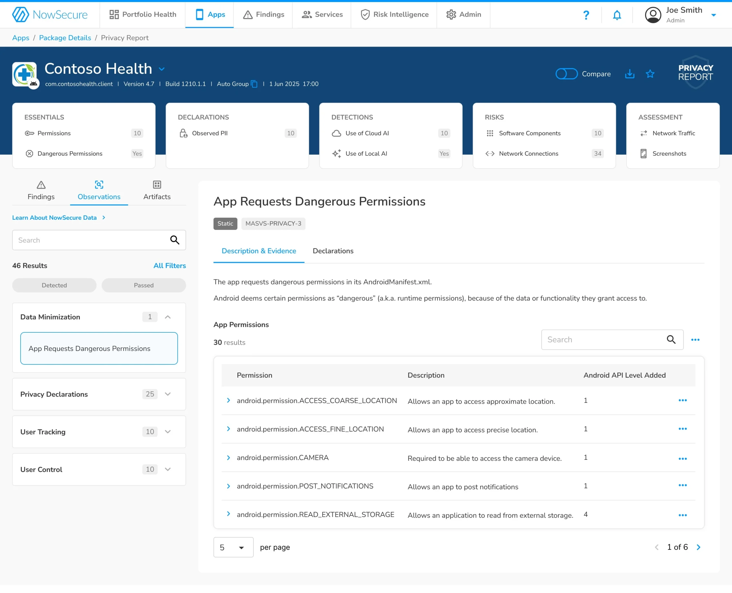 NowSecure Privacy helps organizations protect mobile apps from data leaks