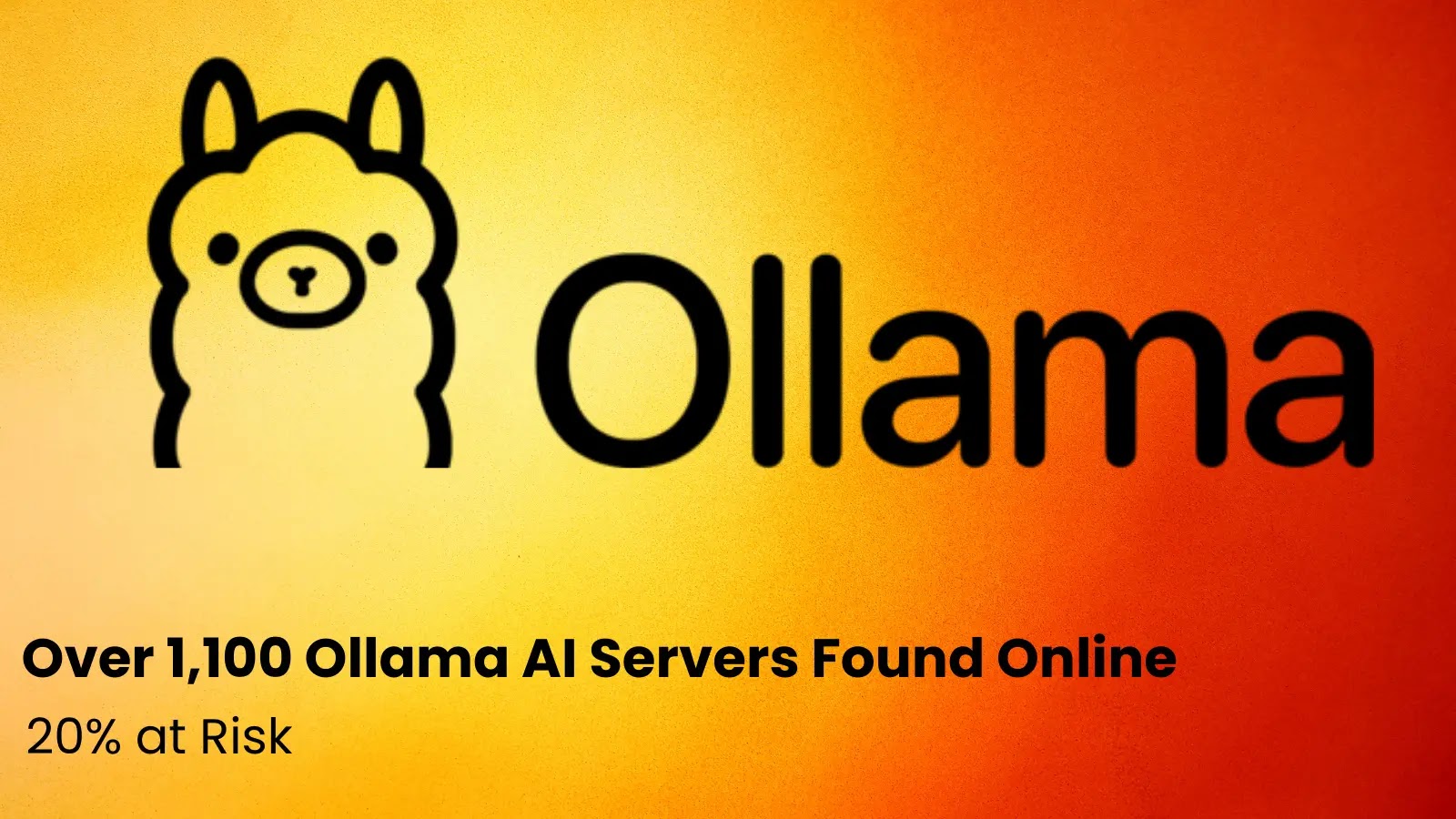 Over 1,100 Ollama AI Servers Found Online, 20% at Risk