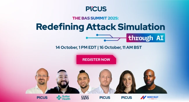 Webinar: The BAS Summit 2025: Redefining Attack Simulation through AI Webinar: The BAS Summit 2025: Redefining Attack Simulation through AI