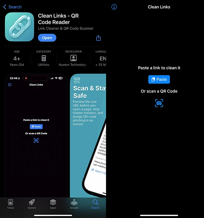 Product showcase: Clean Links exposes what's hiding behind a QR code