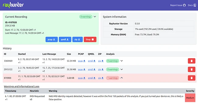 Rayhunter: EFF releases open-source tool to detect cellular spying