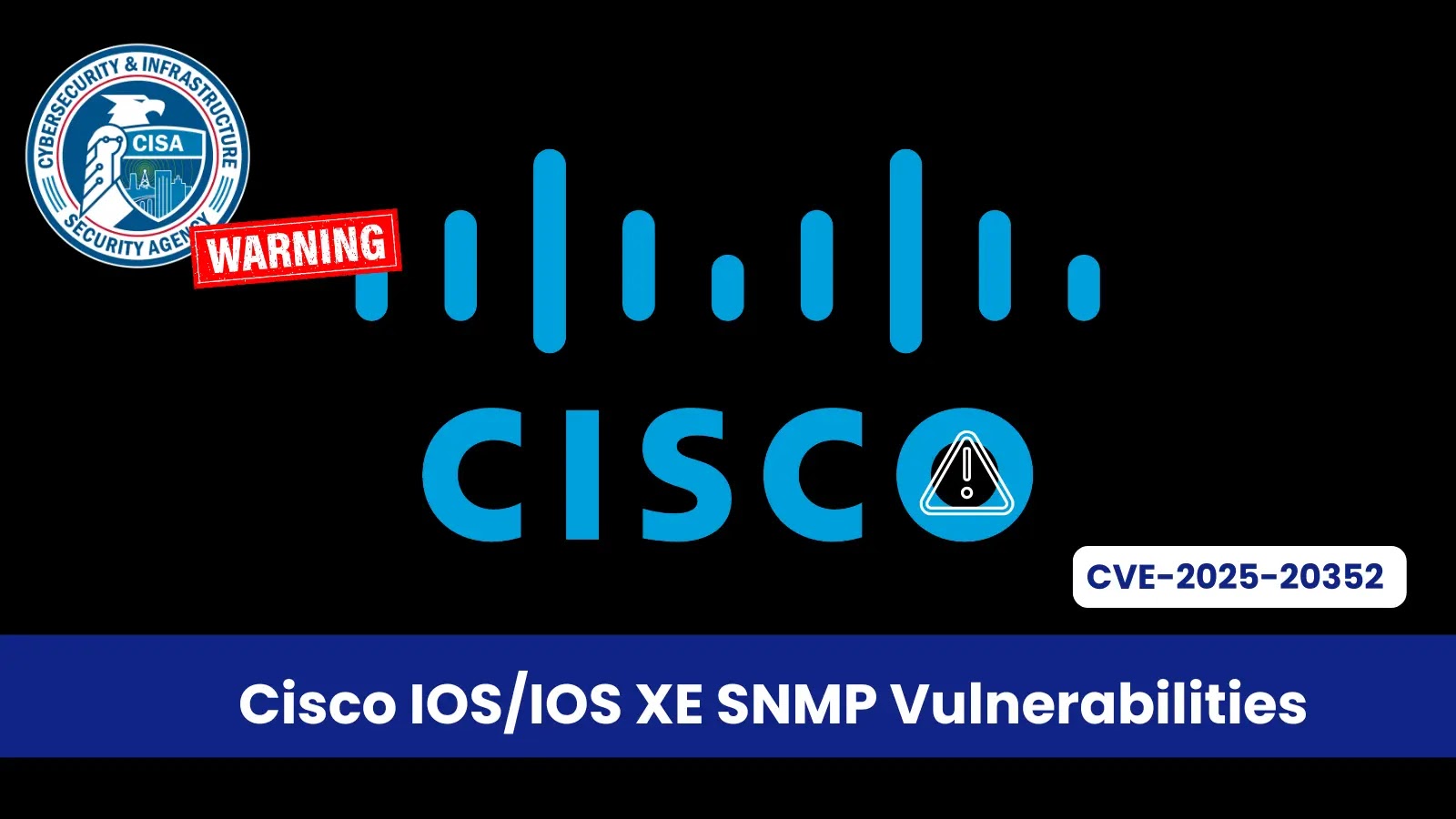 Cisco IOS/IOS XE SNMP Vulnerabilities Exploited in Ongoing Attacks, Warns CISA Cisco IOS/IOS XE SNMP Vulnerabilities Exploited in Ongoing Attacks, Warns CISA