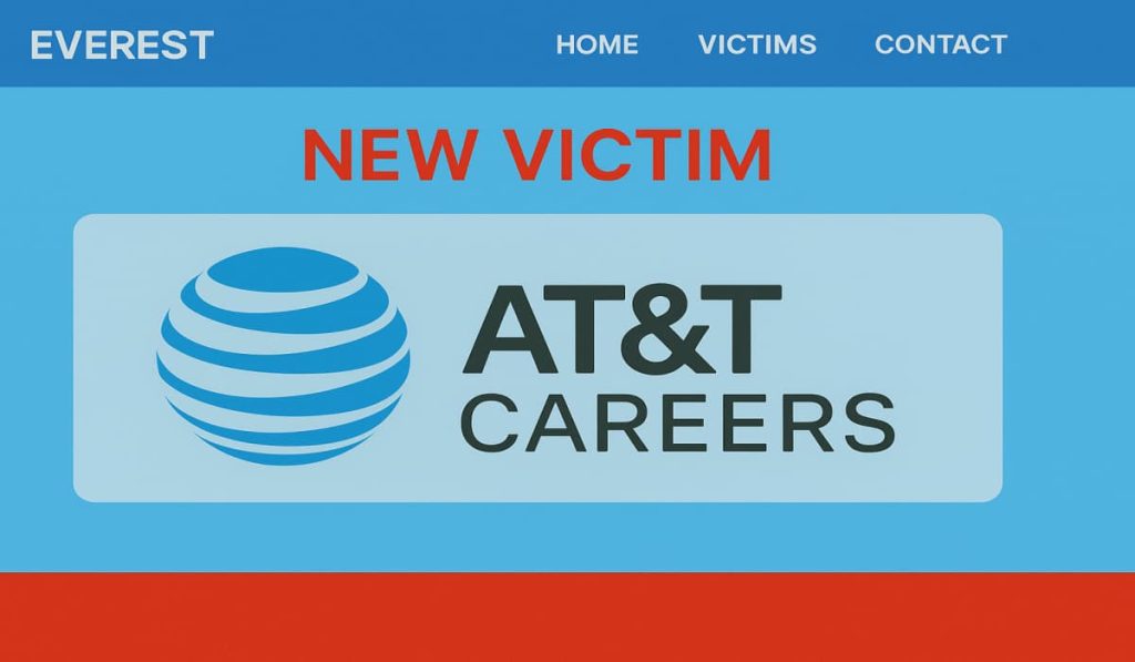 Everest Ransomware Claims AT&T Careers Breach with 576K Records